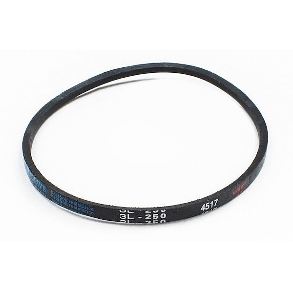 D&D 3L250 FHP V-Belt, 25 in Outside Length, 3/8 in Top Width, 7/32 in Thickness, 1 Ribs 3L250 - main